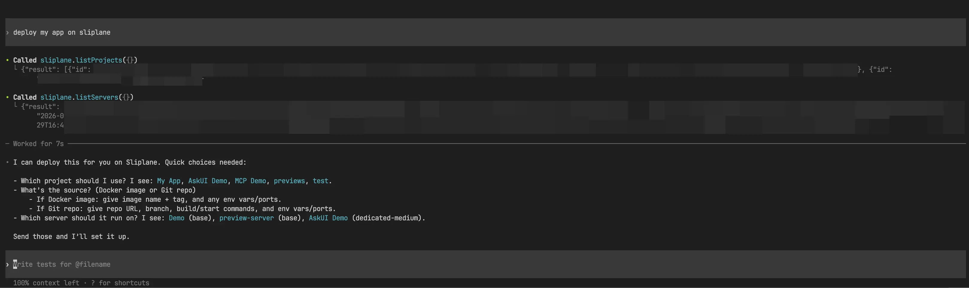 Deploy App Example