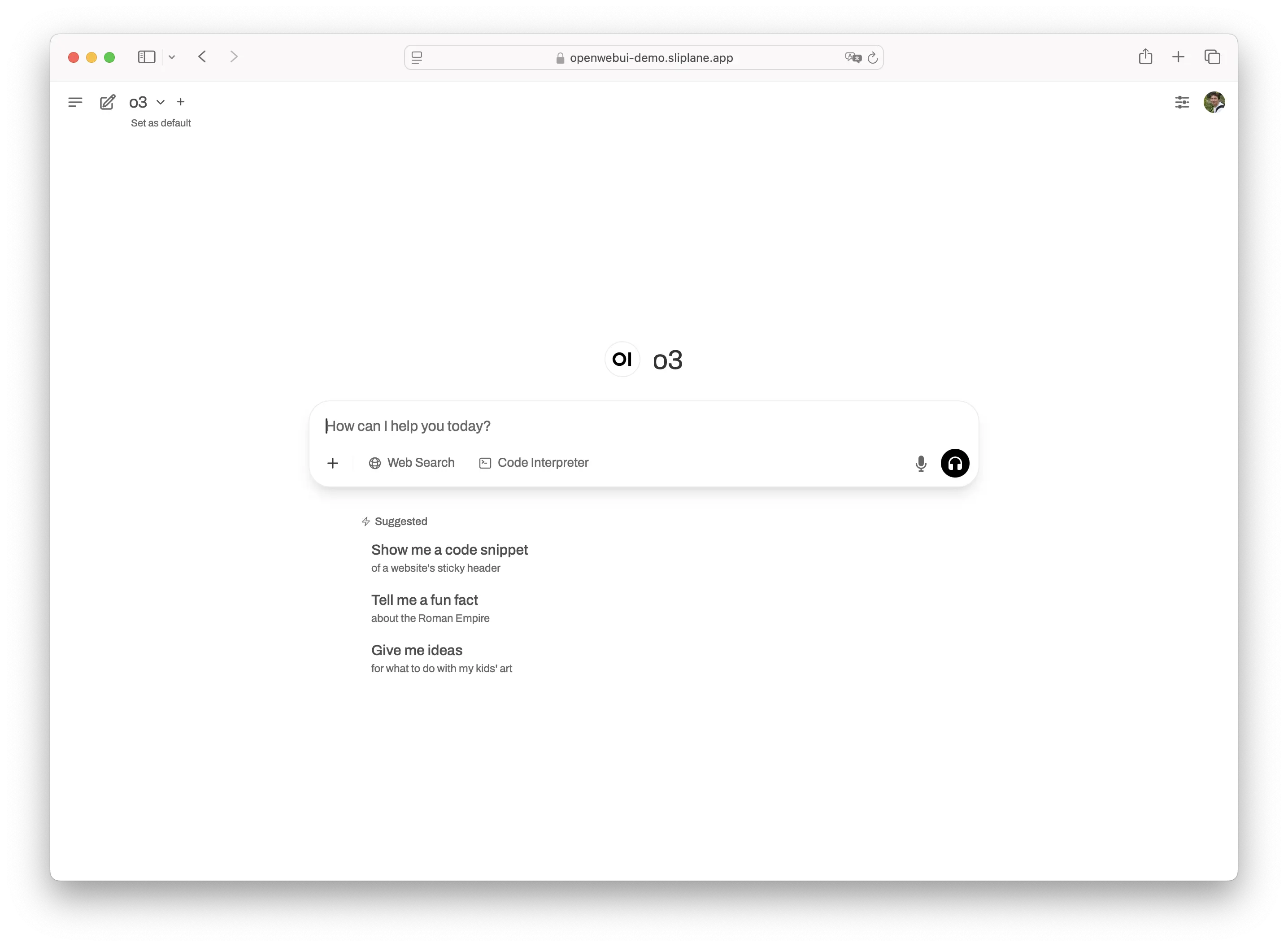 Open WebUI on sliplane
